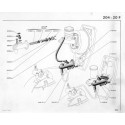 204- 304 transmisor del embrague - receptor - cable