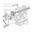 206 distributie, benzine-injectiemotor 1L0i-1L1i-1L4i-1L6i TU1J-TU3J-TU5J