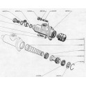 2CV-Ami 6-Ami 8-Axel-Acadiane-Dyane-LM-Méhari-Visa master cylinder