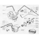 2CV-Ami 6-Ami 8-Axel-Acadiane-Dyane-LM-Méhari-Visa Mastervac- Compensator - Vacuum pump - Pedal