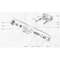 2CV-Ami 6-Ami 8-Axel-Acadiane-Dyane-LM-Méhari-Visa wheel cylinder