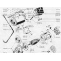 2CV-Ami 6-Ami 8-Axel-Acadiane-Dyane-LM-Méhari-Visa Lichtmaschine - Lichtmaschinenregler